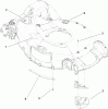 Toro 20090 - Super Recycler Lawn Mower, 2008 (280000001-280999999) Ersatzteile HOUSING ASSEMBLY NO. 115-2854