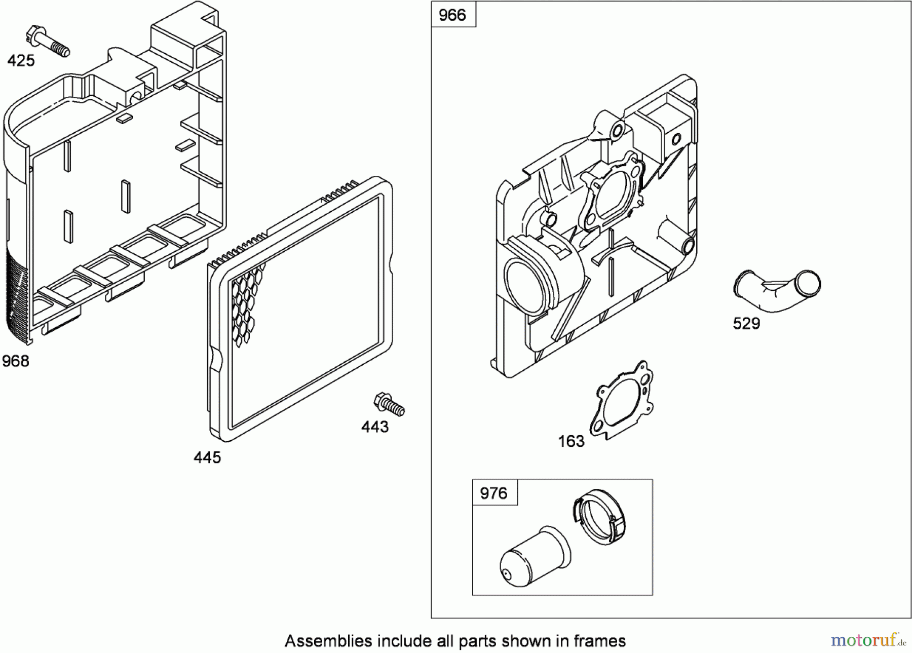  Toro Neu Mowers, Walk-Behind Seite 1 20093C - Toro Super Recycler Lawn Mower, 2008 (280000001-280999999) AIR CLEANER ASSEMBLY BRIGGS AND STRATTON 126T02-0237-B1