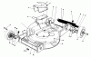 Toro 20180 - Lawnmower, 1992 (2000001-2999999) Ersatzteile HOUSING ASSEMBLY
