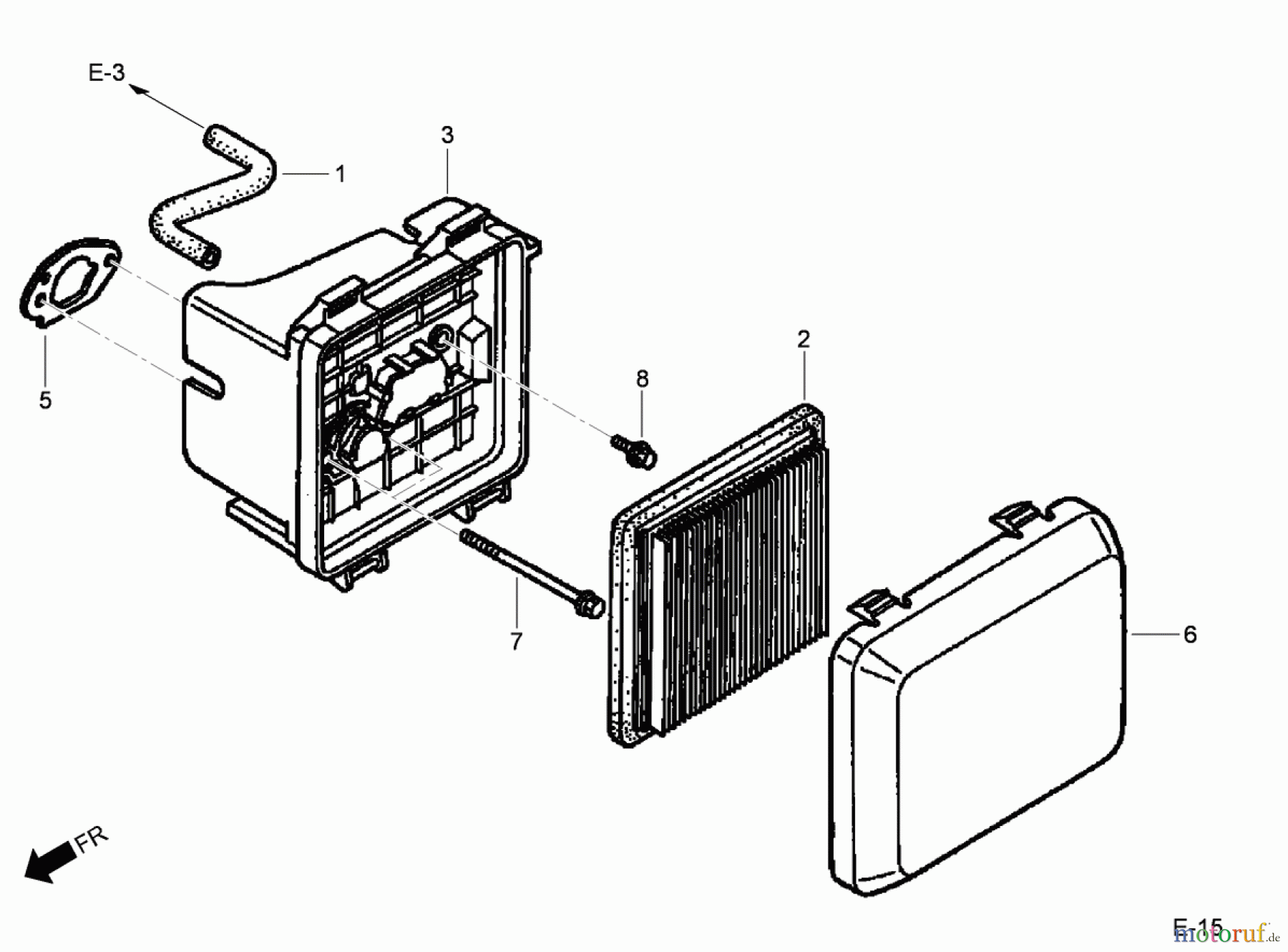  Toro Neu Mowers, Walk-Behind Seite 1 20194 - Toro Super Bagger Lawn Mower, 2009 (290000001-290999999) AIR CLEANER ASSEMBLY HONDA GCV160A NBL1