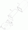 Toro 20194 - Super Bagger Lawn Mower, 2009 (290000001-290999999) Ersatzteile REAR BAG ASSEMBLY