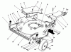 Toro 20218 - Lawnmower, 1991 (1000001-1999999) Ersatzteile HOUSING ASSEMBLY
