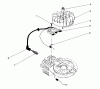 Toro 20326 - Lawnmower, 1992 (2000001-2999999) Ersatzteile IGNITION ASSEMBLY (MODEL NO. 47PM1-1)