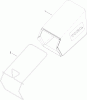 Toro 20331 - 22" Recycler Lawn Mower, 2010 (310006220-310999999) Ersatzteile REAR BAG ASSEMBLY
