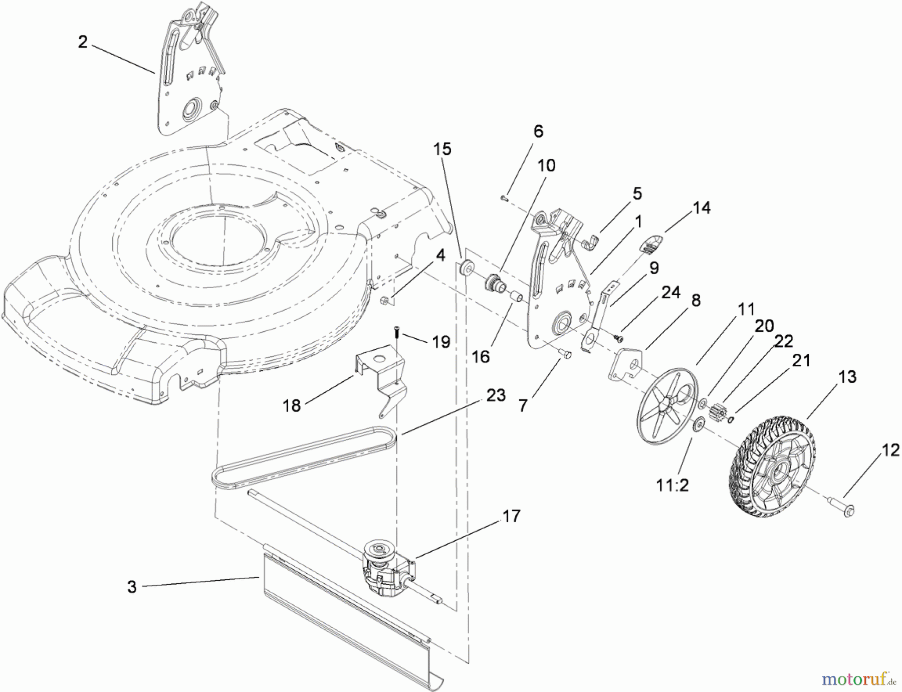 Toro Neu Mowers, Walk-Behind Seite 1 20332 - Toro 22