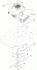 Toro 20332 - 22" Recycler Lawn Mower, 2011 (311000001-311999999) Ersatzteile ENGINE AND BLADE ASSEMBLY
