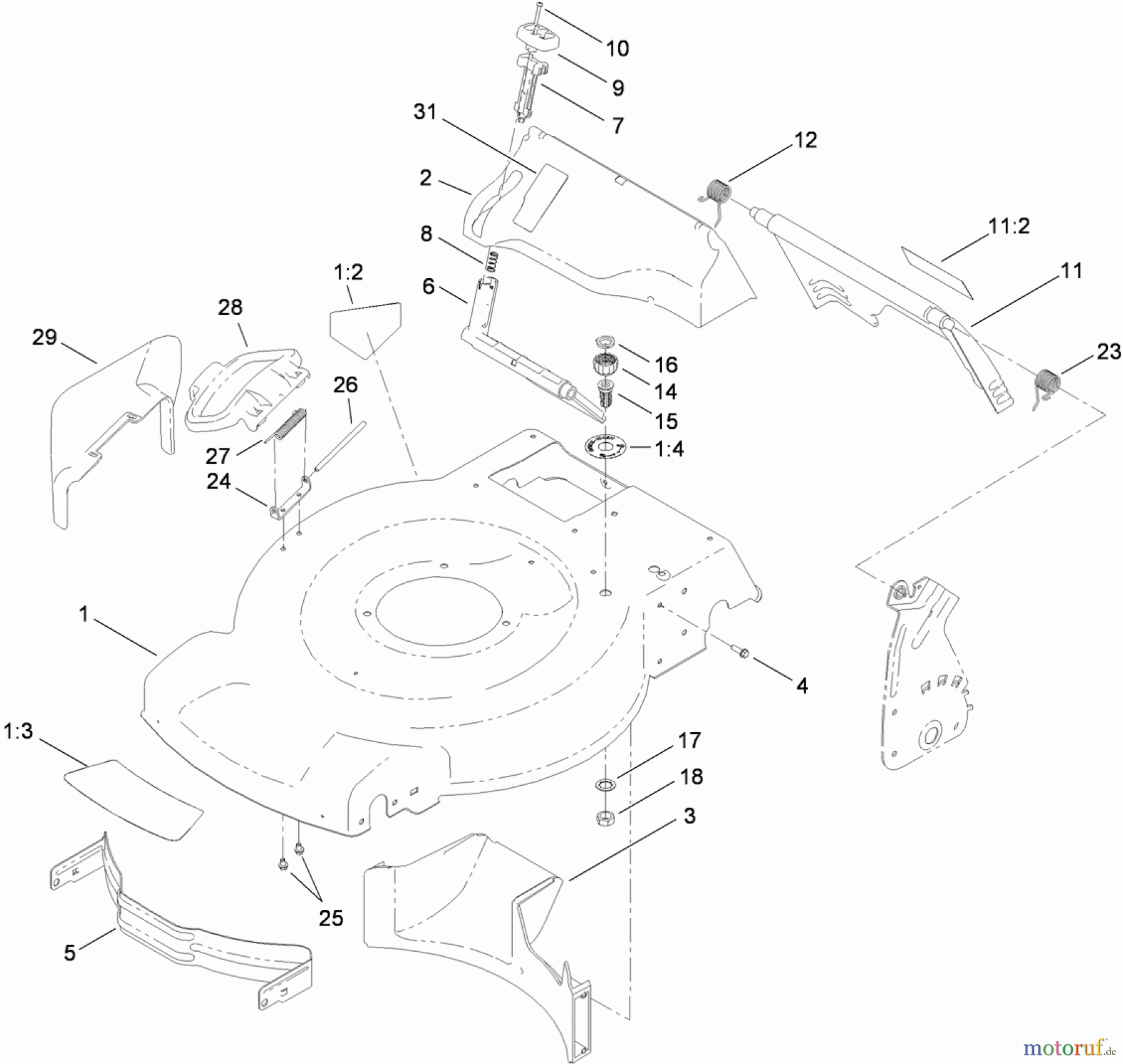 Toro Neu Mowers, Walk-Behind Seite 1 20332 - Toro 22