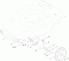 Toro 20332C - 22" Recycler Lawn Mower, 2010 (310000001-310999999) Ersatzteile FRONT AXLE ASSEMBLY