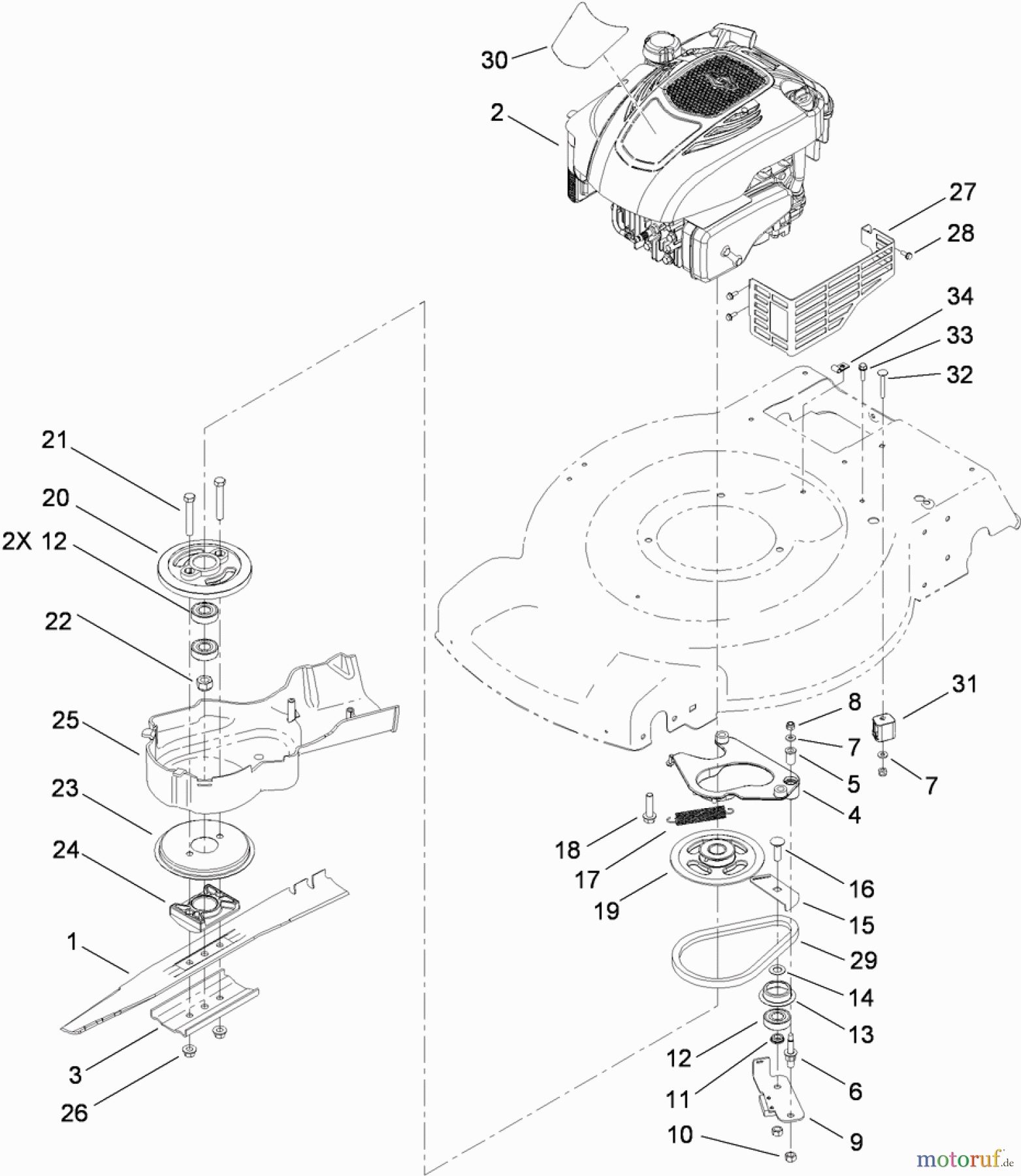 Toro Neu Mowers, Walk-Behind Seite 1 20333 - Toro 22