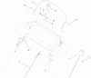 Toro 20333C - 22" Recycler Lawn Mower, 2010 (310000001-310999999) Ersatzteile UPPER HANDLE ASSEMBLY