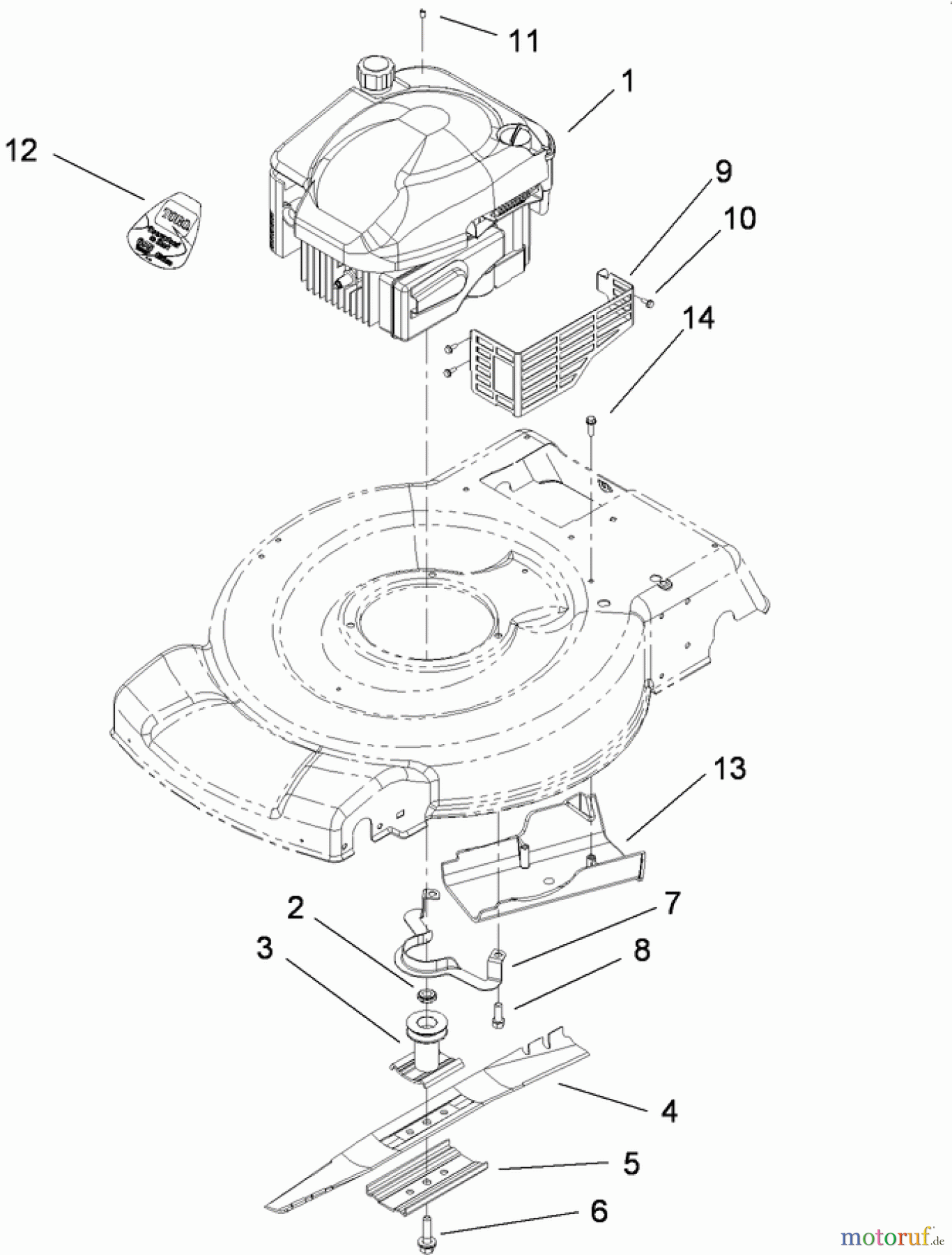 Toro Neu Mowers, Walk-Behind Seite 1 20334 - Toro 22