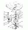 Toro 20439WF - Lawnmower, 1993 (39000001-39999999) Ersatzteile BLADE BRAKE CLUTCH ASSEMBLY