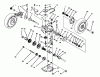 Toro 20439WF - Lawnmower, 1993 (39000001-39999999) Ersatzteile GEAR CASE ASSEMBLY