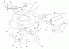 Toro 20450 (R-21P) - Recycler Mower, R-21P, 1998 (8900001-8999999) Ersatzteile HOUSING ASSEMBLY
