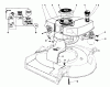 Toro 20474 - Guardian Lawnmower, 1975 (5000001-5999999) Ersatzteile ENGINE ASSEMBLY MODEL NO. 21711