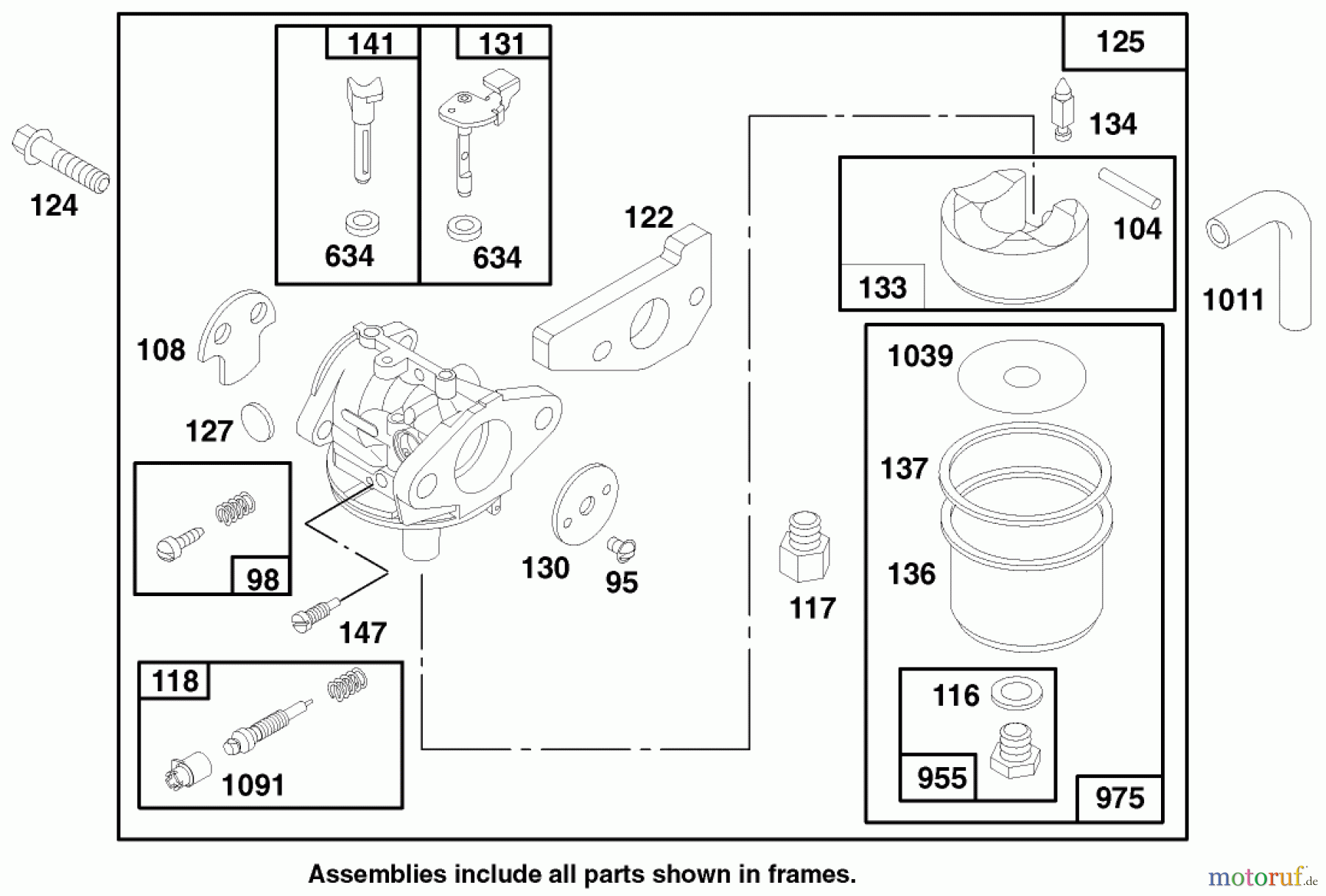  Toro Neu Mowers, Walk-Behind Seite 1 20481 - Toro Super Recycler Lawn Mower, 1997 (7900001-7999999) ENGINE GTS 150 #3