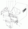 Toro 20506 - Lawnmower, 1976 (6000001-6999999) Ersatzteile GRASS BAG ASSEMBLY (MODEL 20506 & 20696)