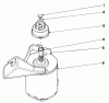 Toro 20506 - Lawnmower, 1976 (6000001-6999999) Ersatzteile STARTER MOTOR