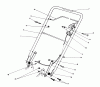 Toro 20511 - Lawnmower, 1989 (9000001-9999999) Ersatzteile HANDLE ASSEMBLY