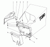 Toro 20550 - Lawnmower, 1975 (5000001-5999999) Ersatzteile GRASS BAG ASSEMBLY