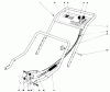 Toro 20562 - Lawnmower, 1977 (7000001-7999999) Ersatzteile HANDLE ASSEMBLY (MODEL NO. 20562)