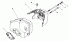 Toro 20581 - Lawnmower, 1983 (3000001-3999999) Ersatzteile MUFFLER ASSEMBLY