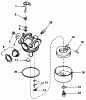 Toro 20586 - Lawnmower, 1989 (9000001-9999999) Ersatzteile CARBURETOR NO. 632098
