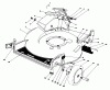 Toro 20588 - Lawnmower, 1987 (7000001-7999999) Ersatzteile HOUSING ASSEMBLY