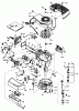 Toro 20610 - Lawnmower, 1984 (4000001-4999999) Ersatzteile ENGINE TECUMSEH MODEL NO. TNT 100-10077E