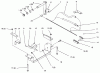 Toro 79370 - 36" Tiller, 300 Series Garden Tractors, 1996 (6900001-6999999) Ersatzteile REAR AXLE MOUNT HITCH