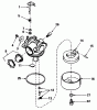 Toro 20692C - Lawnmower, 1988 (8000001-8999999) Ersatzteile CARBURETOR NO. 632098