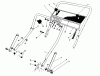 Toro 20692C - Lawnmower, 1988 (8000001-8999999) Ersatzteile HANDLE ASSEMBLY
