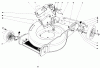 Toro 20698 - Lawnmower, 1980 (0000001-0999999) Ersatzteile HOUSING ASSEMBLY