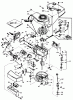 Toro 20700 - Lawnmower, 1982 (2000001-2999999) Ersatzteile ENGINE TECUMSEH MODEL NO. TNT 100-10079D