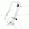 Toro 20700 - Lawnmower, 1982 (2000001-2999999) Ersatzteile HANDLE ASSEMBLY