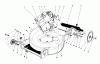 Toro 20746C - Lawnmower, 1988 (8000001-8999999) Ersatzteile HOUSING ASSEMBLY