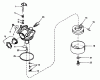 Toro 20762C - Lawnmower, 1986 (6000001-6999999) Ersatzteile CARBURETOR NO. 632050A