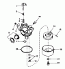 Toro 20780C - Lawnmower, 1985 (5000001-5999999) Ersatzteile CARBURETOR NO. 632098