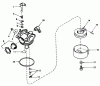 Toro 20810 - Lawnmower, 1981 (1000001-1999999) Ersatzteile CARBURETOR NO. 632050