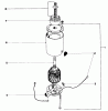 Toro 21100 - Whirlwind Lawnmower, 1968 (8000001-8999999) Ersatzteile STARTER MOTOR AND PINION