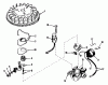 Toro 21172 - Guardian Lawnmower, 1972 (2000001-2999999) Ersatzteile MAGNETO NO. 610772