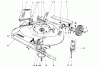 Toro 21711 - Guardian Lawnmower, 1976 (6000001-6999999) Ersatzteile HOUSING ASSEMBLY MODEL NO. 21610 AND 21711