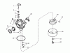 Toro 21738 - Whirlwind Lawnmower, 1979 (9000001-9999999) Ersatzteile CARBURETOR NO. 632050