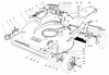 Toro 22015 - Lawnmower, 1983 (3000001-3999999) Ersatzteile HOUSING ASSEMBLY (MODEL 22015)