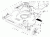 Toro 22015 - Lawnmower, 1983 (3000001-3999999) Ersatzteile HOUSING ASSEMBLY (MODEL 22020)