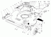 Toro 22020 - Lawnmower, 1984 (4000001-4999999) Ersatzteile HOUSING ASSEMBLY (MODEL 22020)