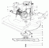 Toro 22020 - Lawnmower, 1985 (5000001-5999999) Ersatzteile ENGINE ASSEMBLY (MODEL 22020)