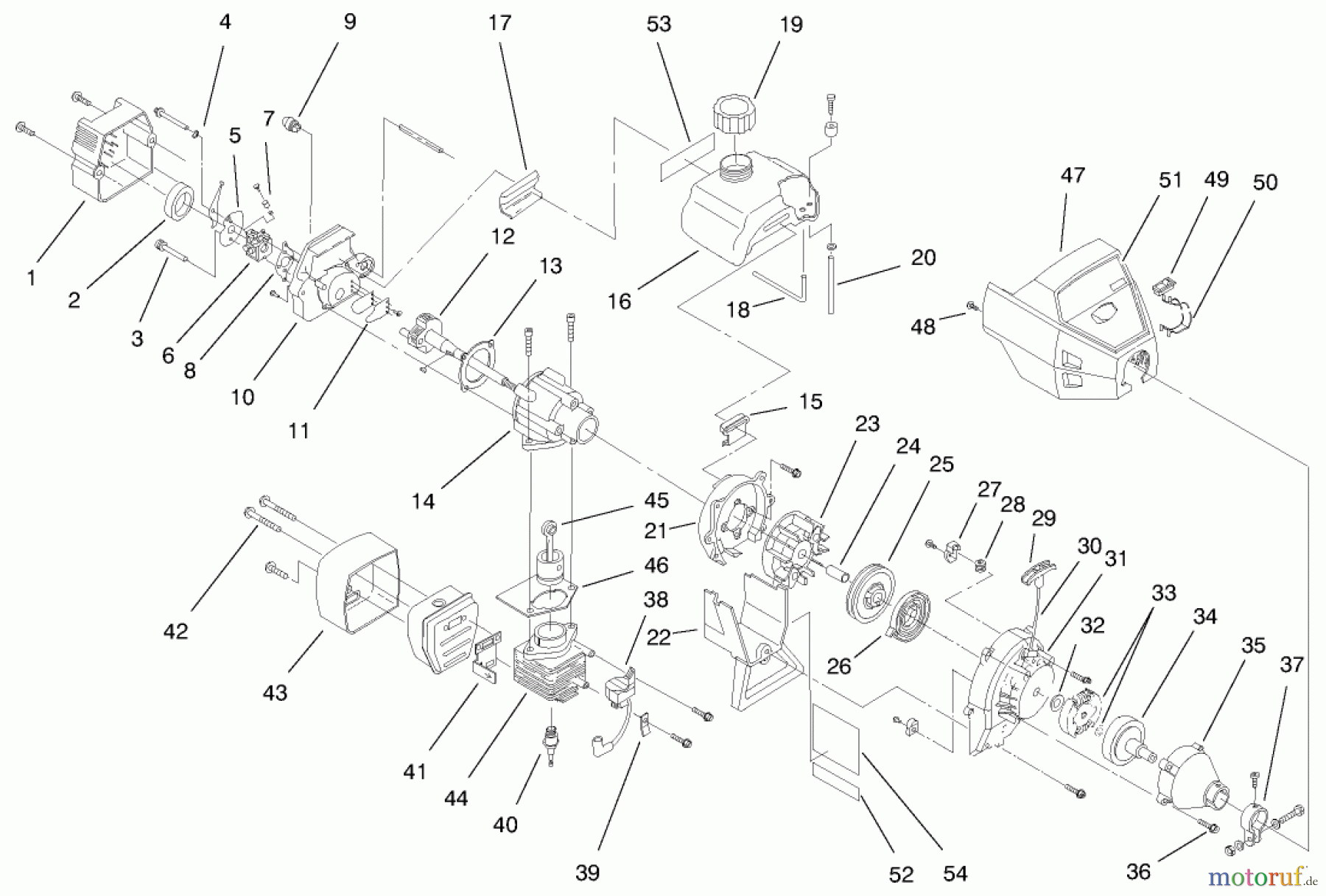  Toro Neu Mowers, Walk-Behind Seite 2 22025 - Toro Lawnmower, 1984 (4000001-4999999) ENGINE ASSEMBLY