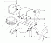 Toro 22025 - Lawnmower, 1984 (4000001-4999999) Ersatzteile GAS TANK ASSEMBLY