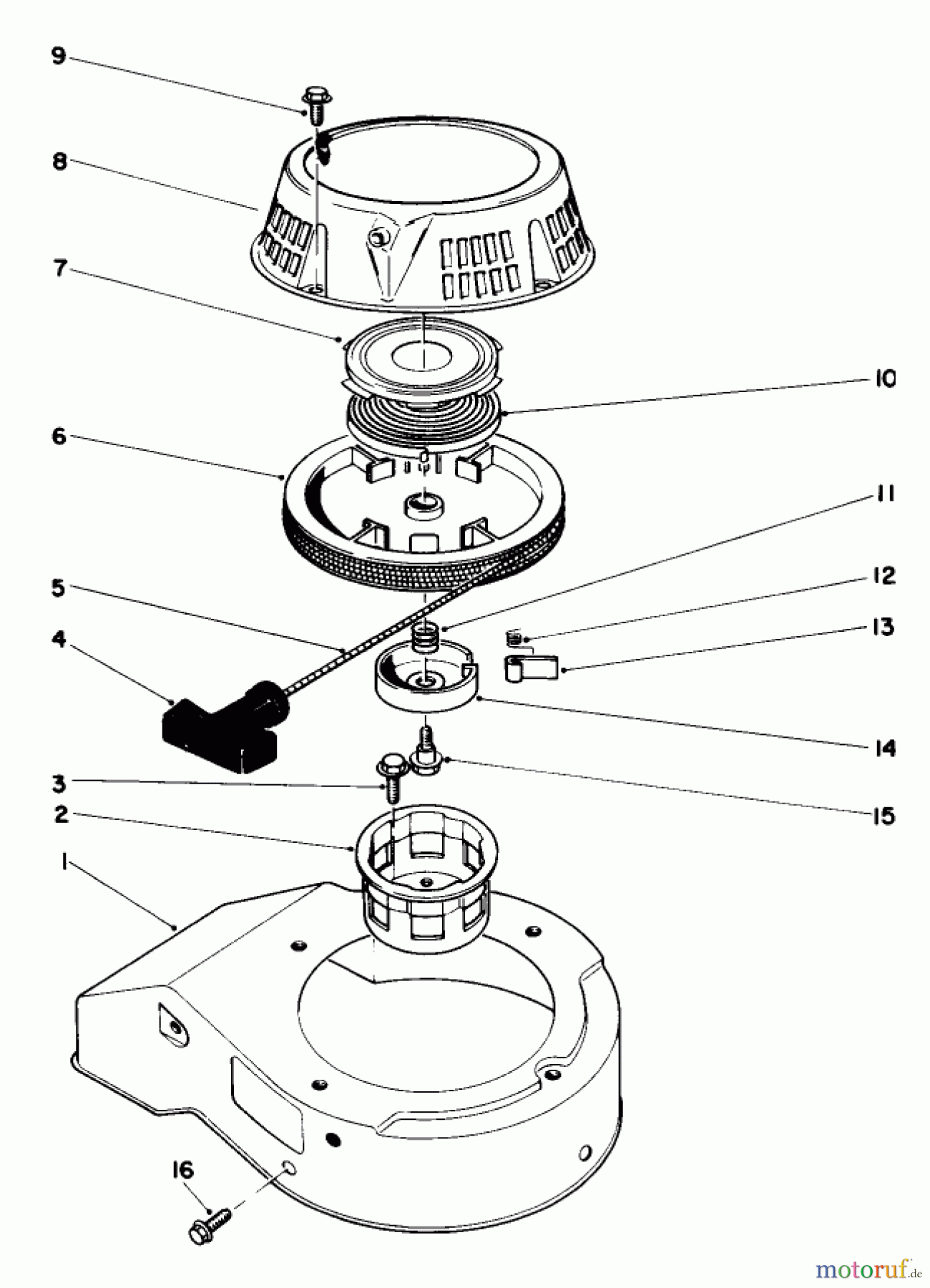  Toro Neu Mowers, Walk-Behind Seite 2 22030 - Toro Lawnmower, 1987 (7000001-7999999) ENGINE ASSEMBLY MODEL NO. 47PG6 #6